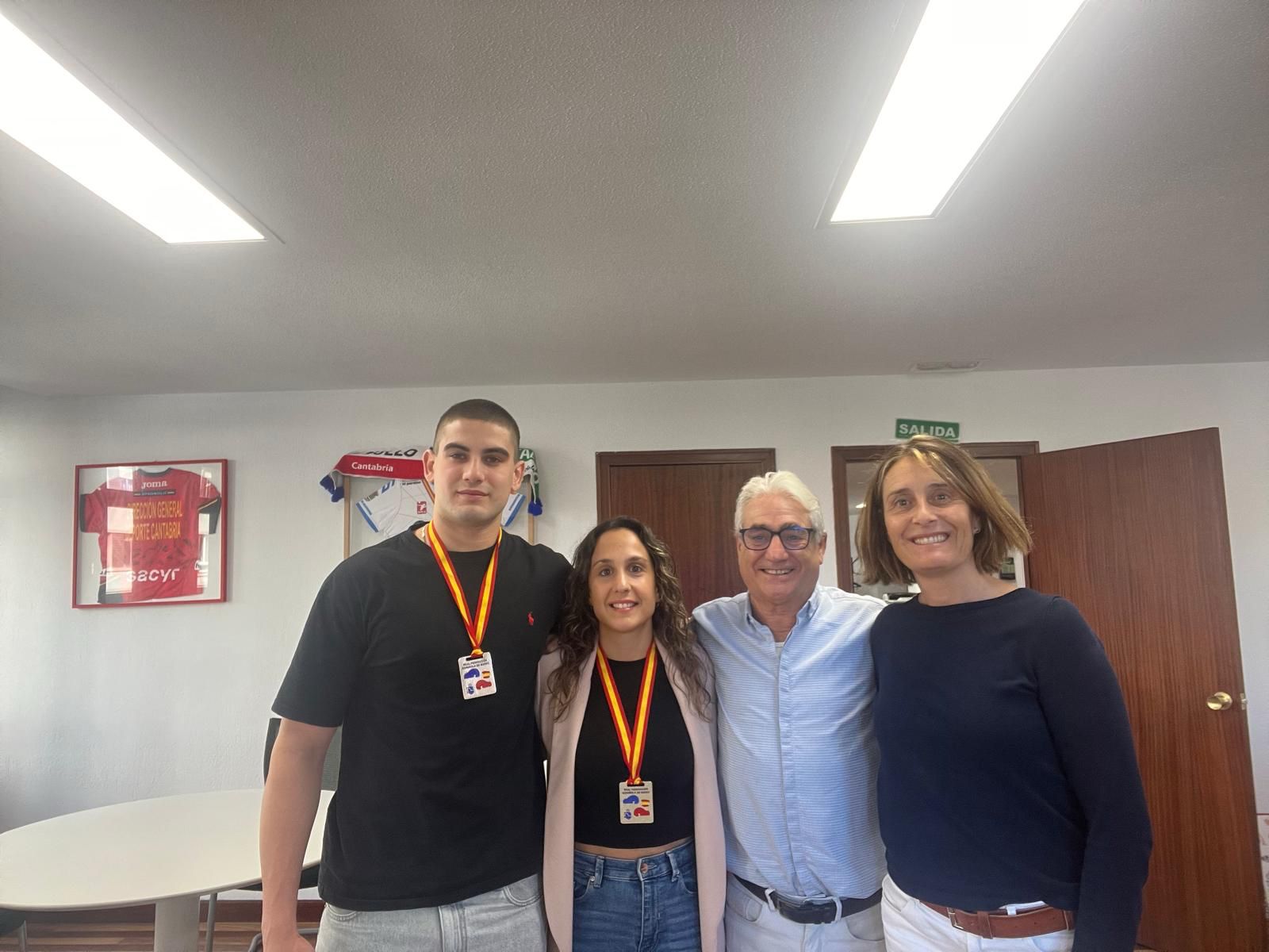 Reconocimiento al deporte del boxeo en la recepción de la Dirección de Deportes del Gobierno de Cantabria