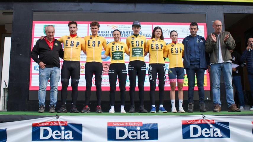 Gonzalo Inguanzo y Sofía Rodríguez se llevan la victoria en el Ciclocross Internacional de Karrantza