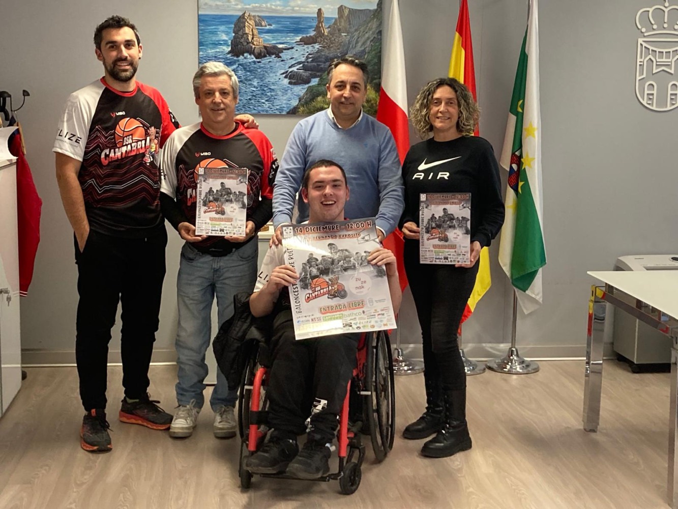 Renedo de Piélagos, sede este domingo del partido de baloncesto adaptado que enfrentará al BSR Cantabria y al Zuzenak Vitoria