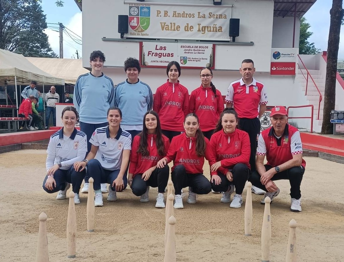Camargo y Peñacastillo Anievas Mayba mandan en la Liga Bolos en Femenino