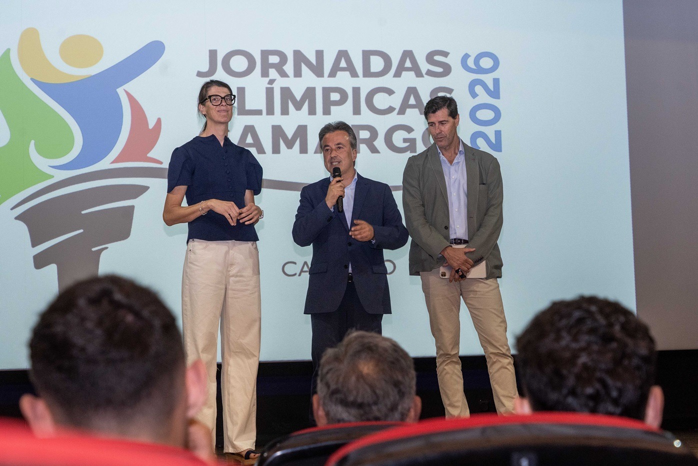 Camargo clausura las Jornadas de Olimpismo ante 300 alumnos en el Centro Cultural La Vidriera