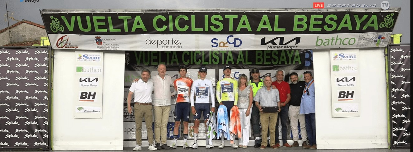 Simon Defrance primer líder de la Vuelta al Besaya