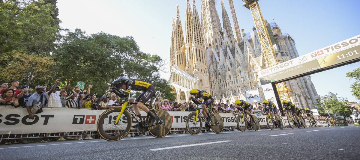 Vingegaard y Visma, victoriosos en Barcelona