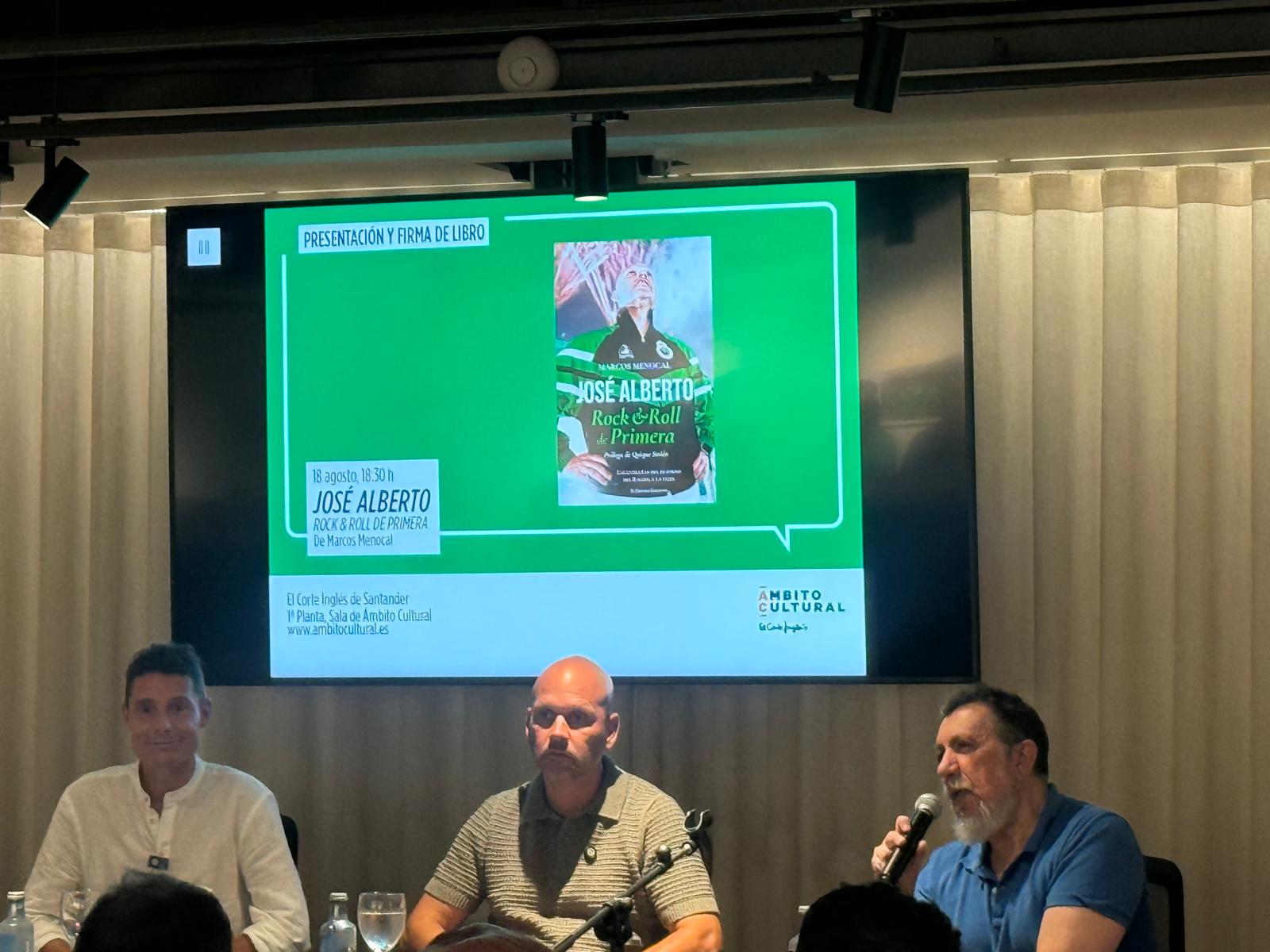 Marcos Menocal presenta el libro ‘Rock & Roll de Primera’ junto José Alberto, entrenador del Racing